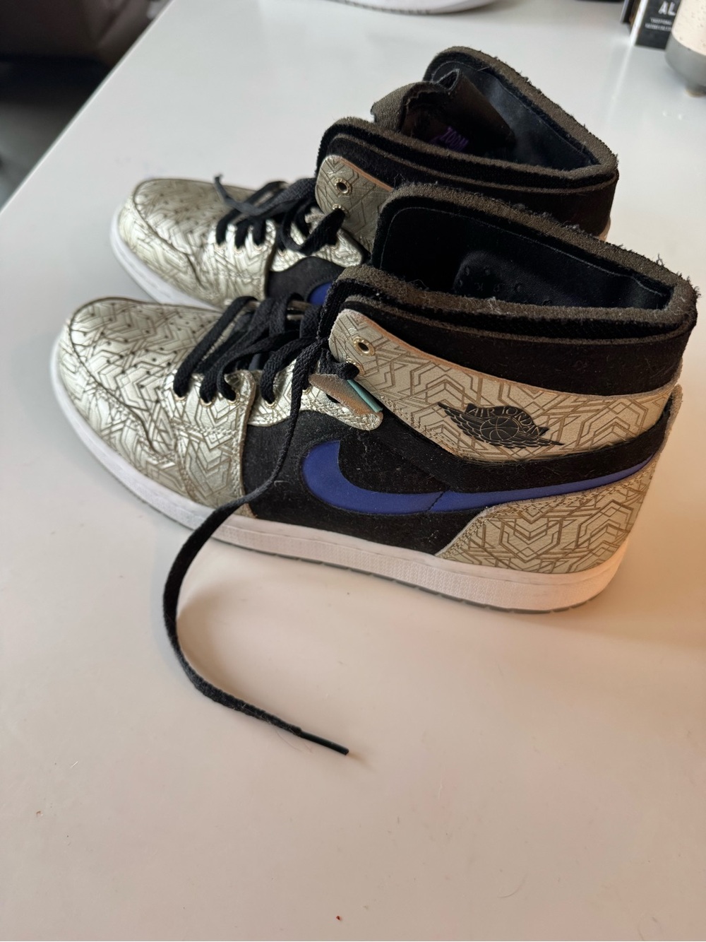 Nike Air Jordan 1 Zoom CMFT Team Gold High-Top Sneakers size 11